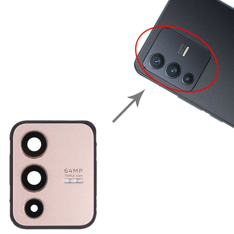 For vivo V23 5G Original Camera Lens Cover (Gold) by buy2fix