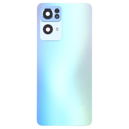 For OPPO Reno7 Pro Original Battery Back Cover with Camera Lens Cover(Blue) by buy2fix