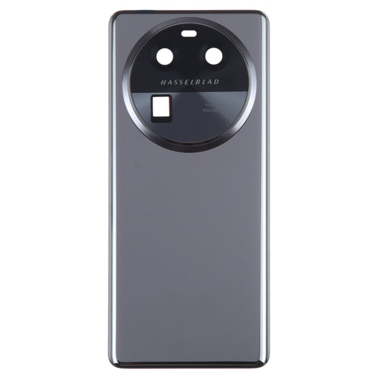 For OPPO Find X6 Original Battery Back Cover with Camera Lens Cover(Black) by buy2fix