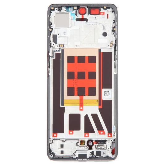 For OPPO Reno9 Original Front Housing LCD Frame Bezel Plate (Gold) by buy2fix