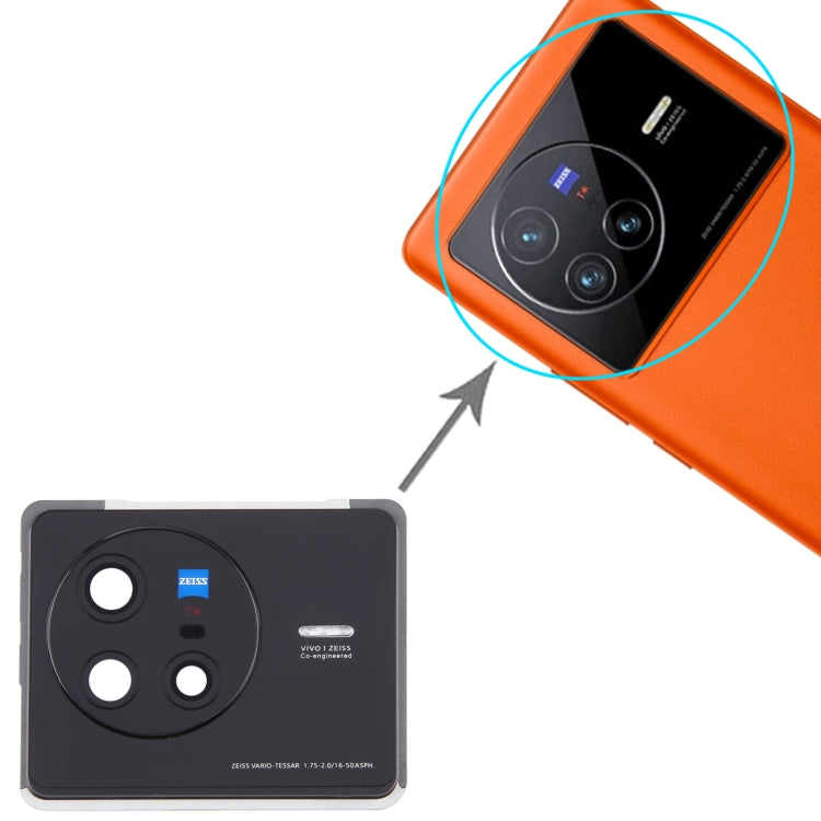 For vivo X80 Original Camera Lens Cover (Black) by buy2fix