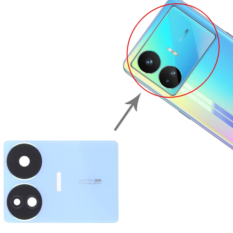 For Realme GT Neo5 SE Original Back Camera Lens (Blue) by buy2fix