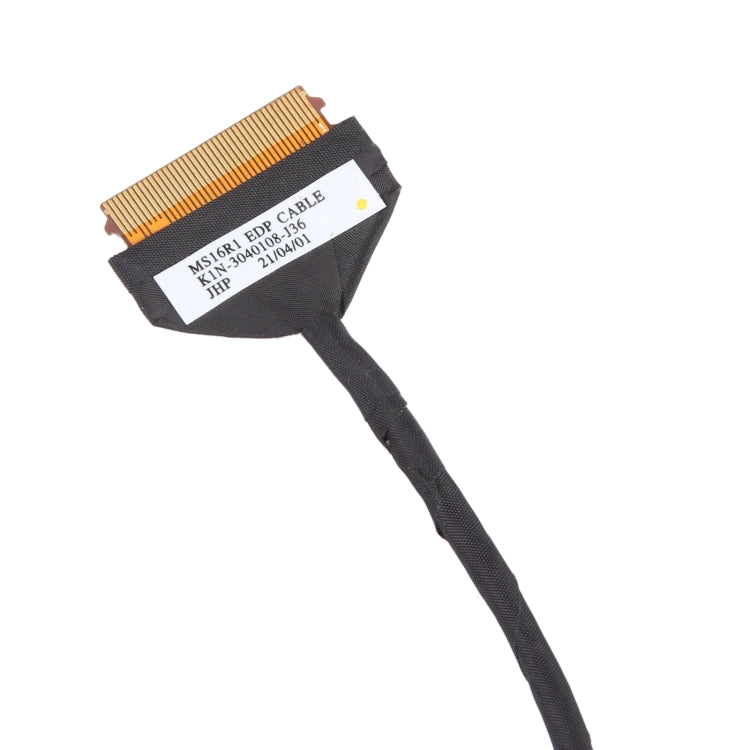 30Pin K1N-3040108-H39 K1N-3040108-J36 K1N-3040327-J36 LCD Cable For MSI MS16R1 GF63 8RD by buy2fix