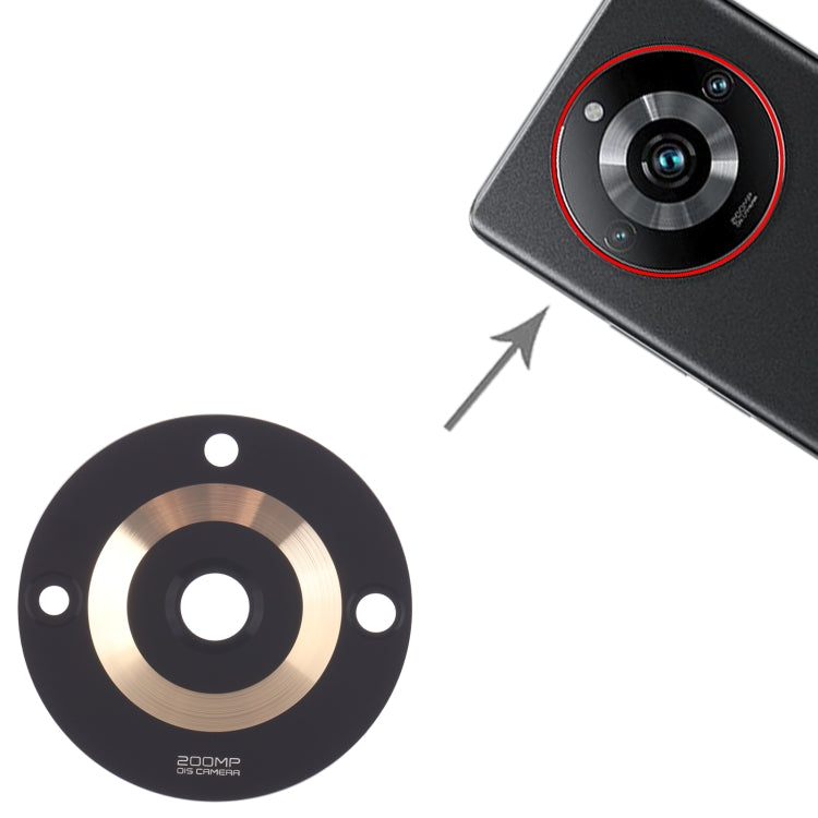 10 PCS Back Camera Lens for Realme 11 Pro+ (Gold) by buy2fix