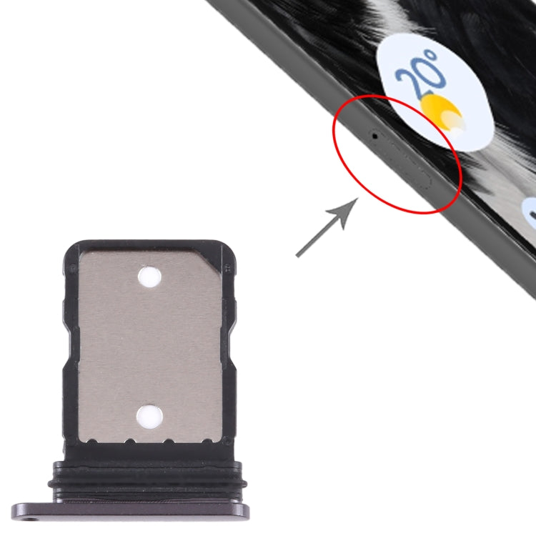 For Google Pixel 7 Original SIM Card Tray with SIM Pin (Black) by buy2fix