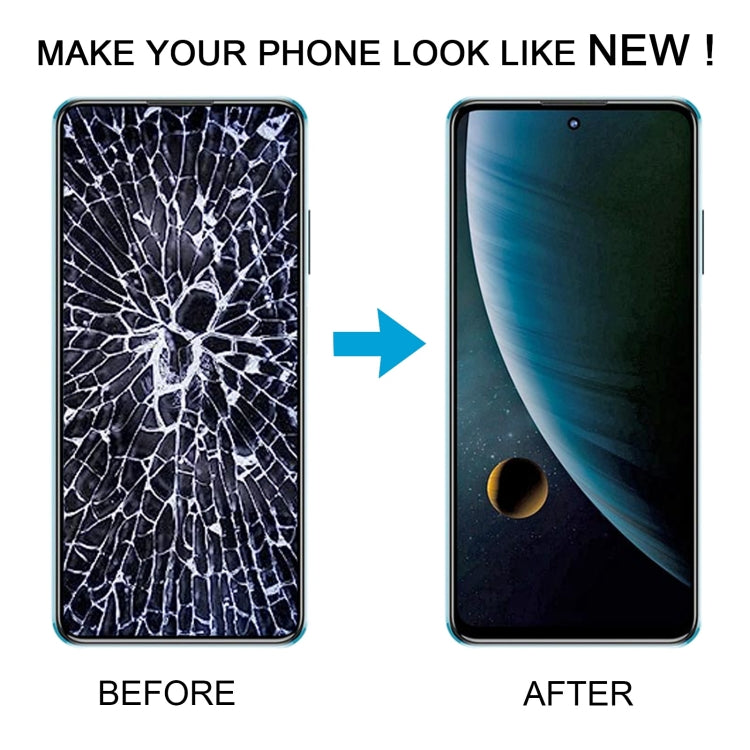 For ZTE Blade V30 9030 A9030 LCD Screen Digitizer Full Assembly with Frame (Black) by buy2fix