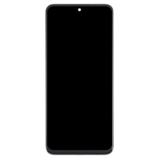 For Honor 90 Lite Original LCD Screen Digitizer Full Assembly with Frame (Silver) by buy2fix