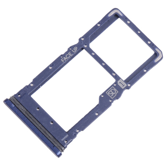For Motorola Moto G Stylus 2022 SIM Card Tray + Micro SD Card Tray (Blue) by buy2fix