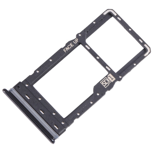 For Motorola Moto G Stylus 2021 SIM Card Tray + Micro SD Card Tray (Black) by buy2fix