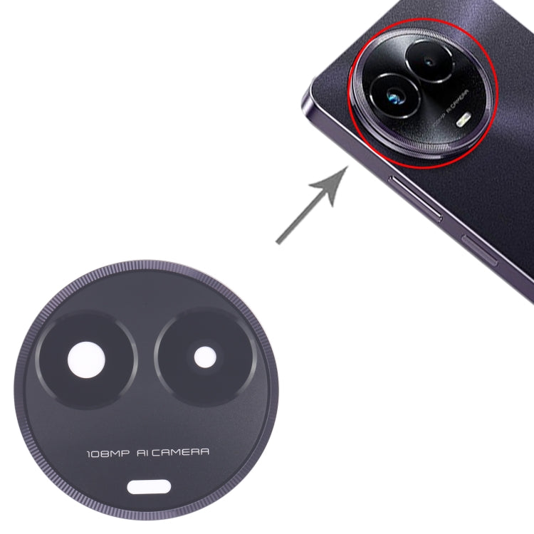 10 PCS Back Camera Lens for Realme 11 5G Global by buy2fix