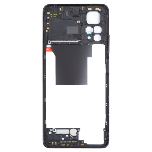 For Xiaomi Redmi Note 12 Pro 4G Original Middle Frame Bezel Plate (Black) by buy2fix