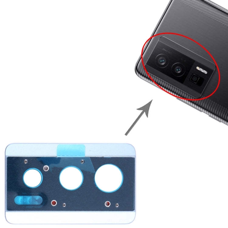 Original Back Camera Lens Frame for Xiaomi Redmi K60 (Blue) by buy2fix