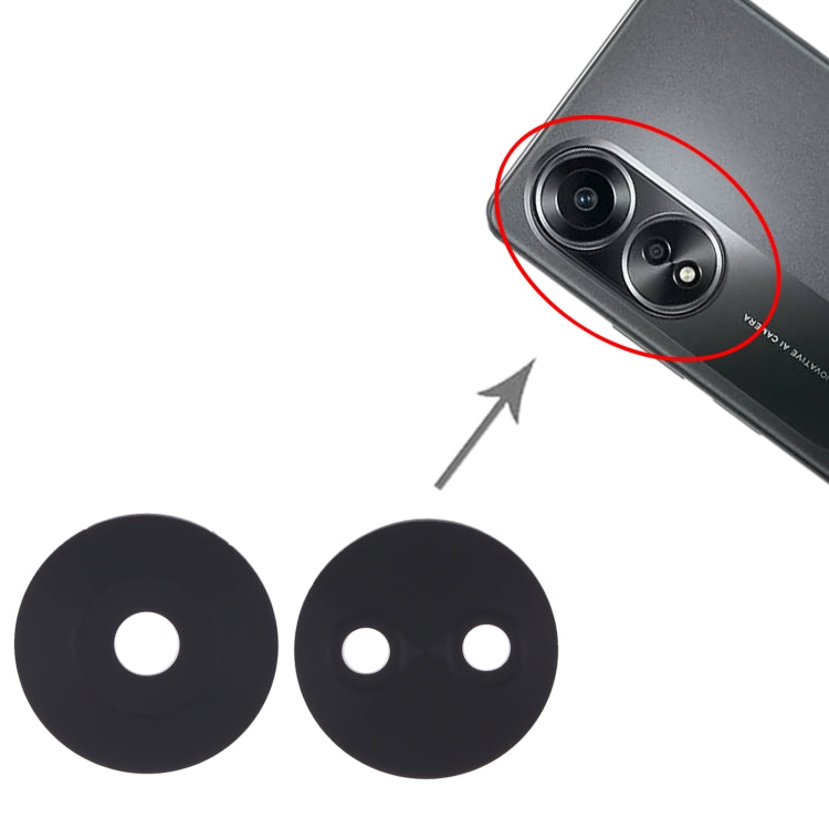 For OPPO A58 / A78 10pcs Original Back Camera Lens by buy2fix