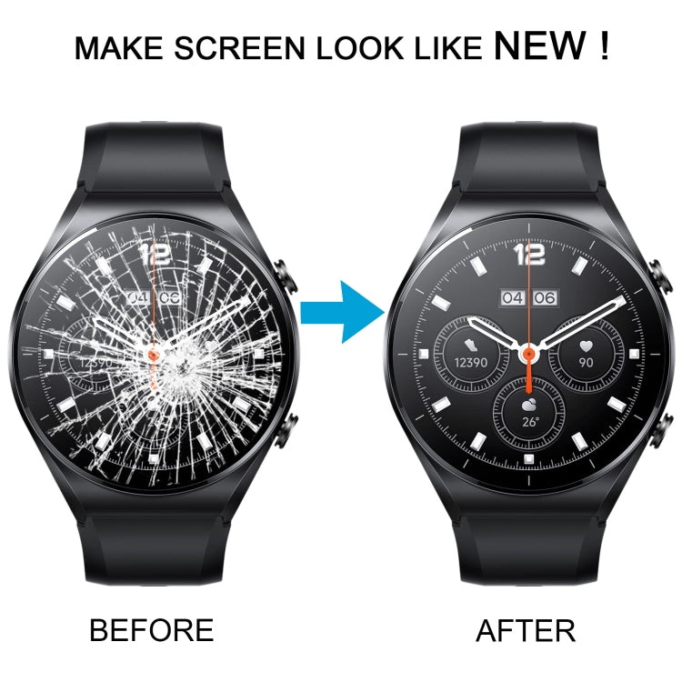 For Xiaomi Watch S1 Original LCD Screen and Digitizer Full Assembly With Frame (Silver) by buy2fix