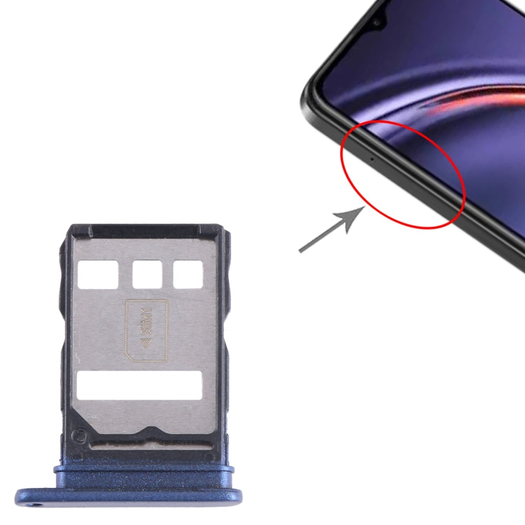For Huawei Maimang 10 SIM Card Tray (Blue) by buy2fix