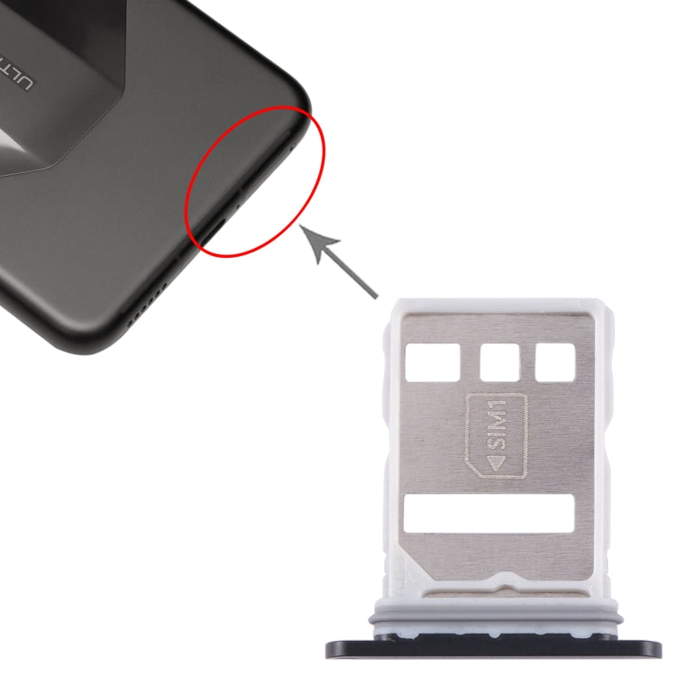 For Huawei Mate 60 RS Ultimate SIM + NM Card Tray (Black) by buy2fix