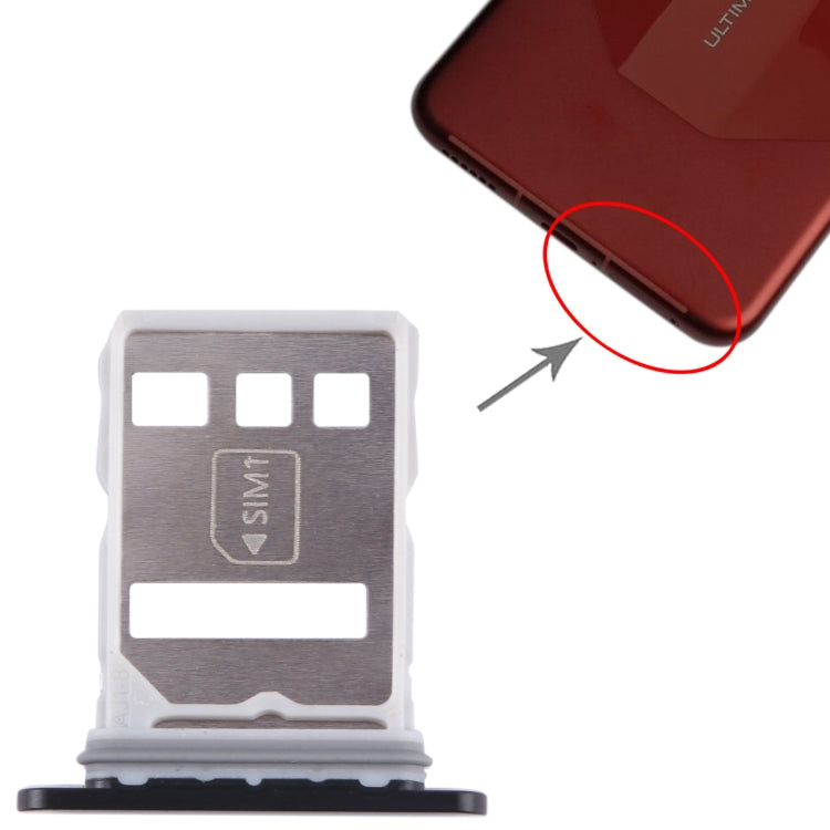 For Huawei Mate 60 Pro+ SIM + NM Card Tray (Black) by buy2fix