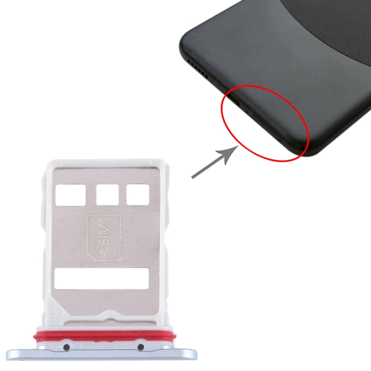 For Huawei Mate 60 SIM + NM Card Tray (Green) by buy2fix