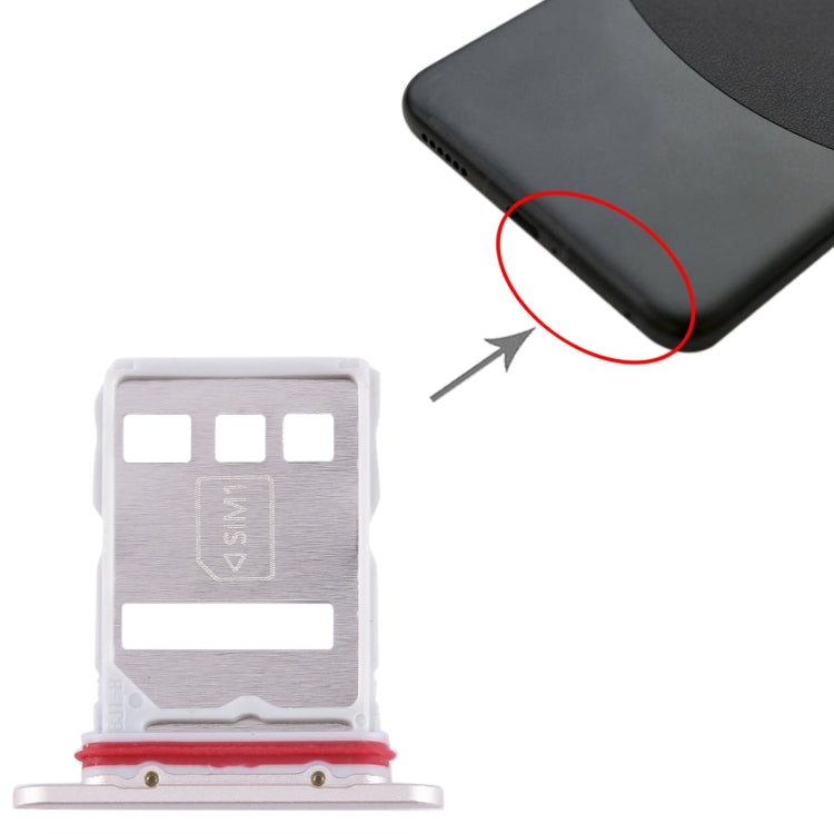 For Huawei Mate 60 SIM + NM Card Tray (Gold) by buy2fix