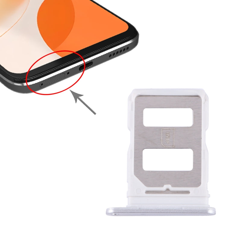 For Huawei nova Y91 SIM Card Tray (Silver) by buy2fix