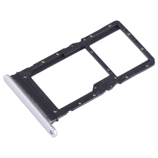 For Huawei Enjoy 30 Plus SIM + SIM / Micro SD Card Tray (Silver) by buy2fix