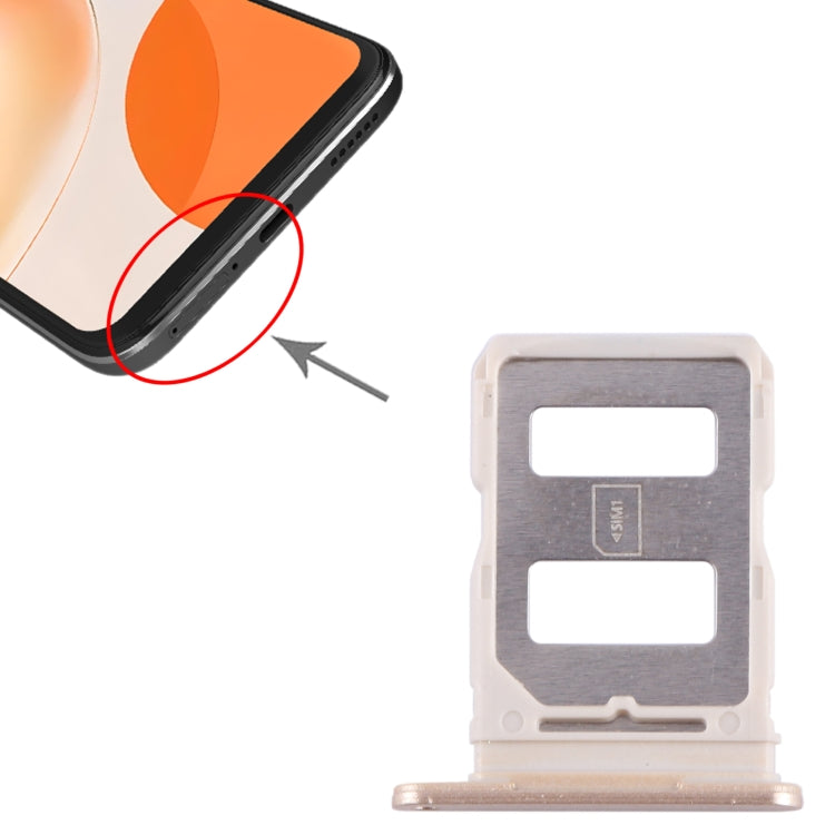 For Huawei Enjoy 60X SIM Card Tray (Gold) by buy2fix