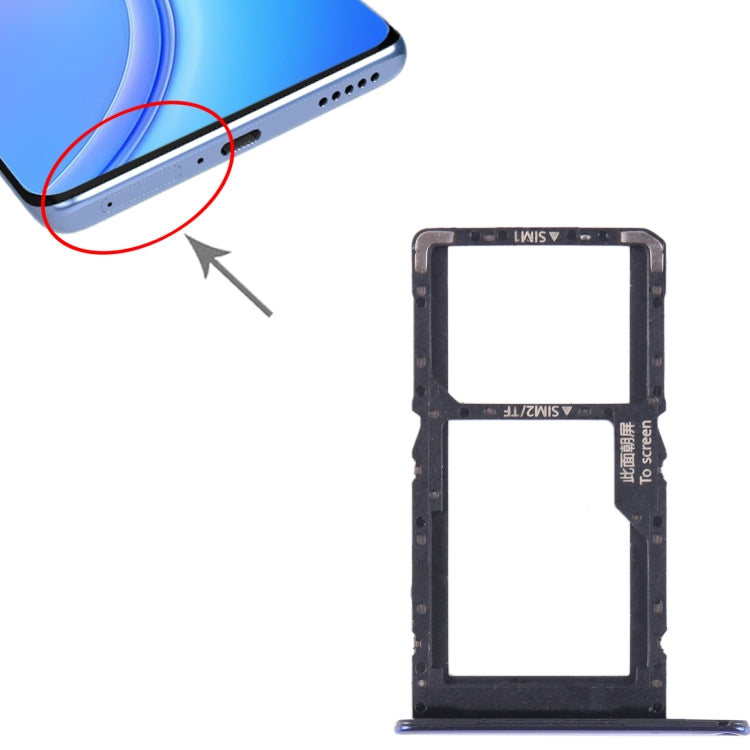 For Huawei Maimang 11 SIM + SIM / Micro SD Card Tray (Blue) by buy2fix