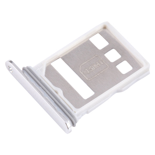 For Huawei P60 Pro SIM + NM Card Tray (Silver) by buy2fix