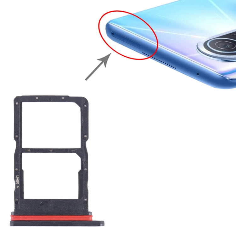 For Huawei nova 10 Youth SIM + SIM Card Tray (Black) by buy2fix