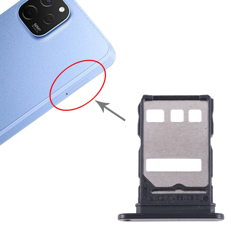For Huawei Enjoy 50 Plus SIM Card Tray (Black) by buy2fix
