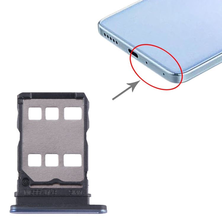 For Huawei Enjoy 50 Pro SIM Card Tray (Blue) by buy2fix