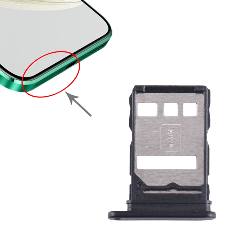 For Huawei Nzone S7 Pro 5G SIM Card Tray (Black) by buy2fix