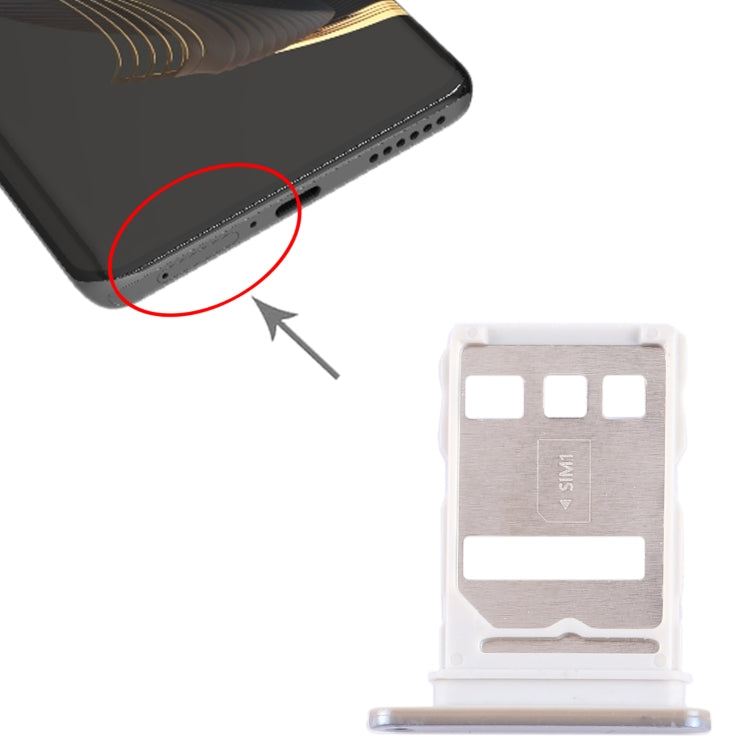 For Huawei nova 10 Pro SIM Card Tray (Silver) by buy2fix