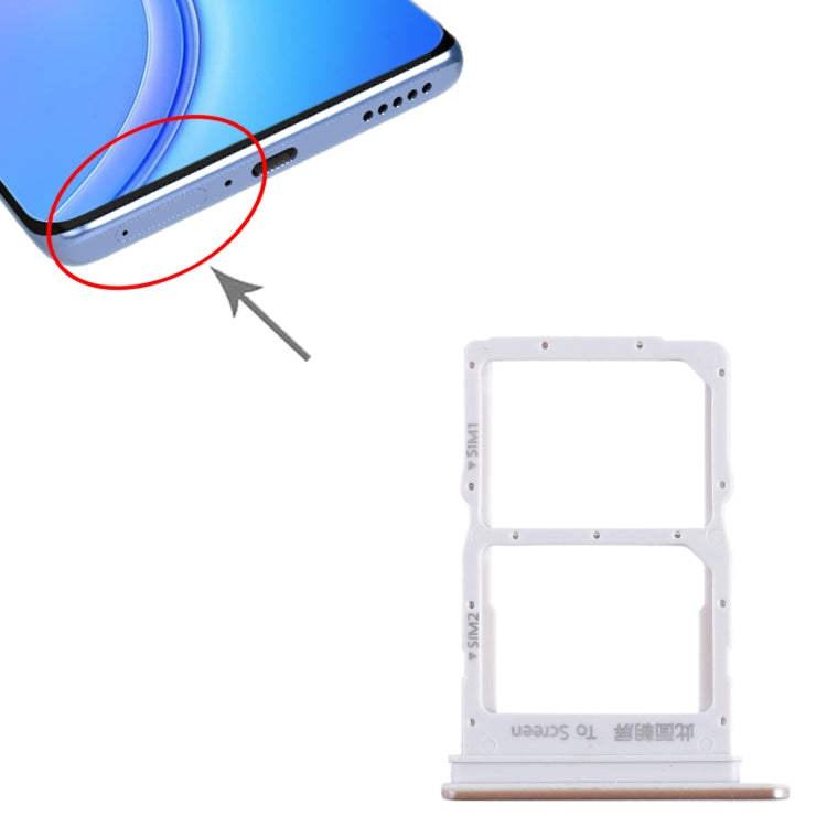 For Honor V40 Lite SIM + SIM Card Tray (Silver) by buy2fix