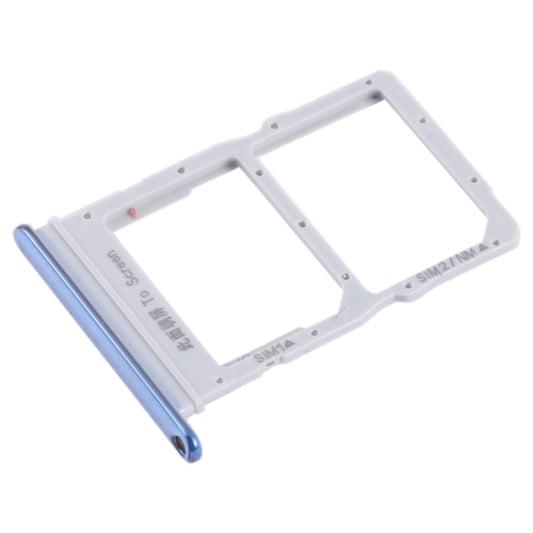 For Honor X30 Max SIM + SIM / NM Card Tray (Silver) by buy2fix