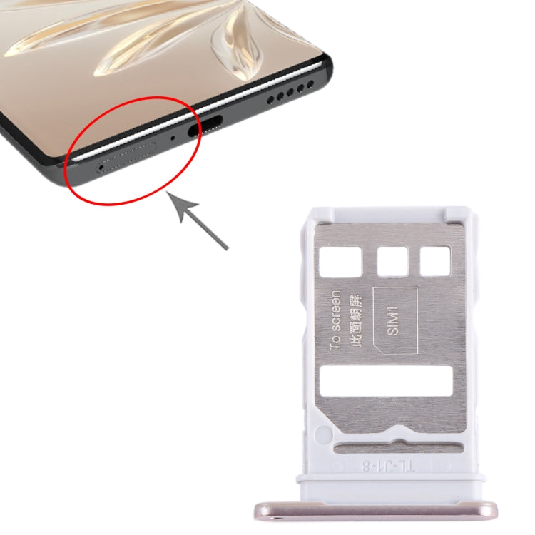 For Honor 70 SIM + SIM Card Tray (Gold) by buy2fix