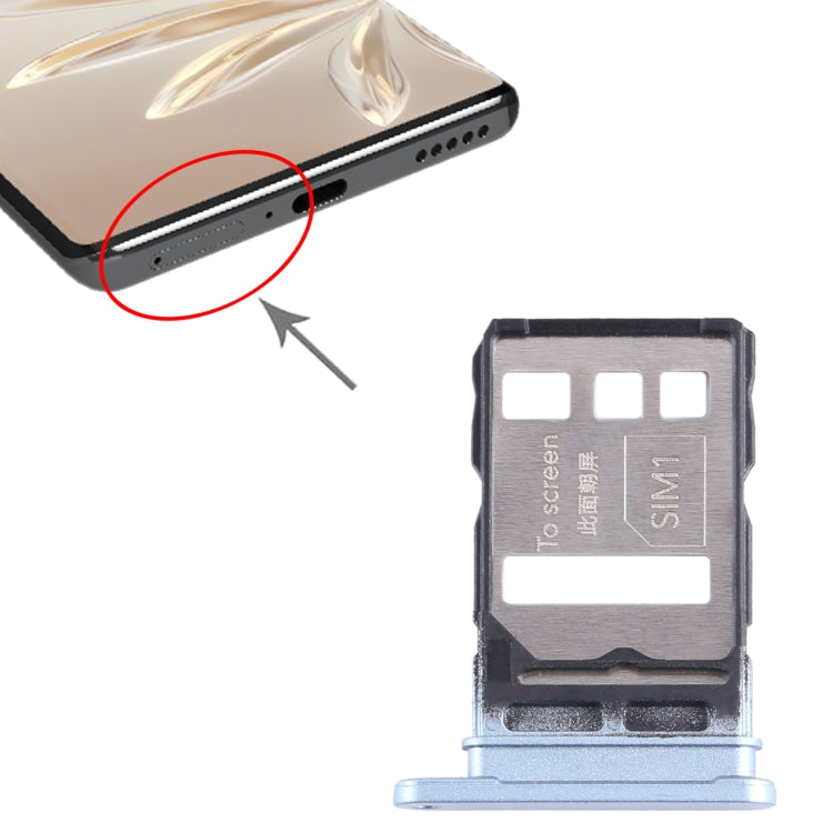 For Honor 70 SIM + SIM Card Tray (Blue) by buy2fix