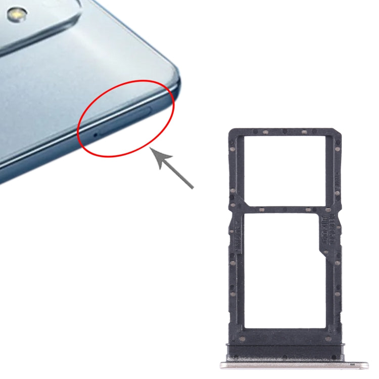 For Honor Play6T SIM + SIM / Micro SD Card Tray (Gold) by buy2fix