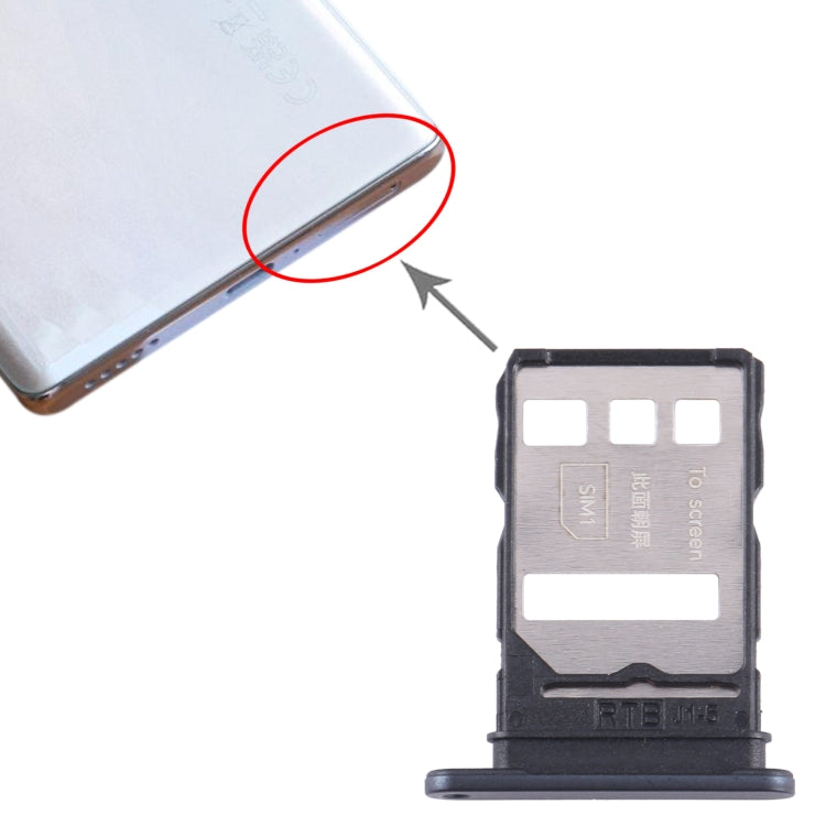 For Honor 70 Pro SIM + SIM Card Tray (Black) by buy2fix