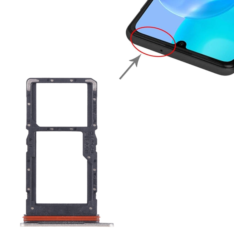 For Honor X5 Plus SIM + SIM / Micro SD Card Tray (Gold) by buy2fix