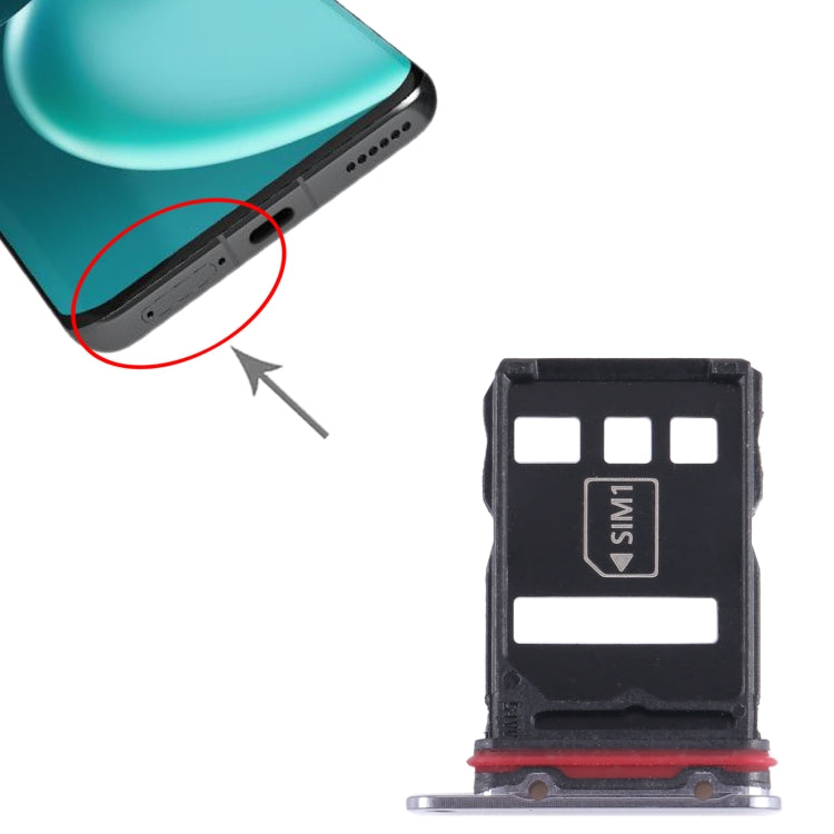 For Honor Magic4 Pro SIM + NM Card Tray (Black) by buy2fix