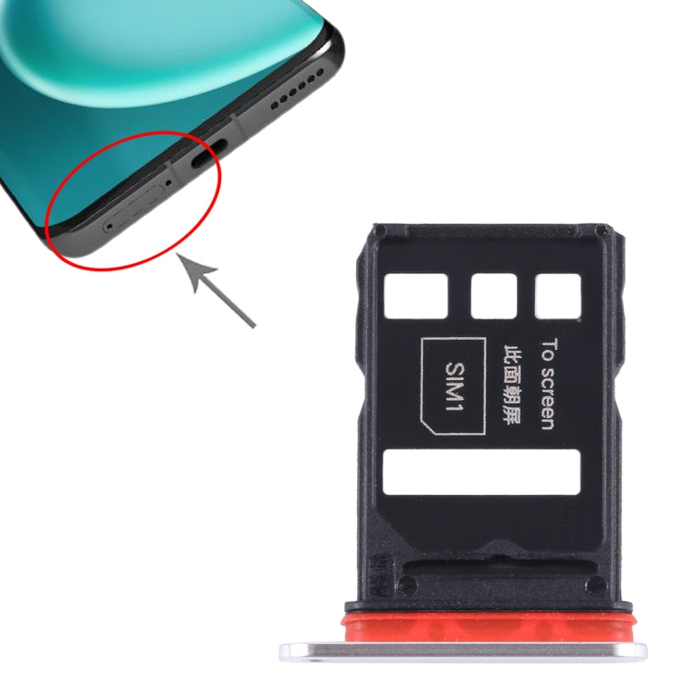 For Honor Magic4 SIM + SIM Card Tray (Silver) by buy2fix