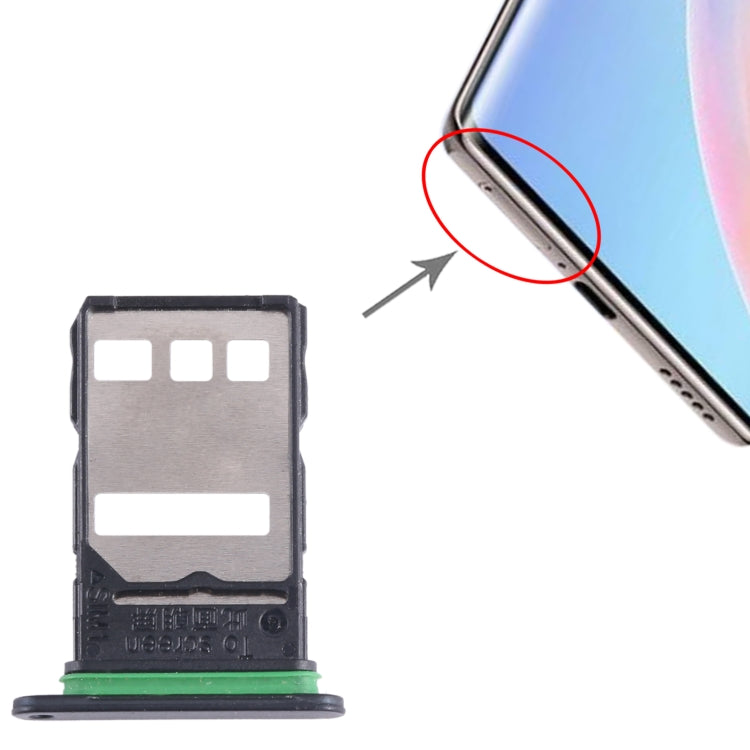 For Honor 60 SE SIM Card Tray (Black) by buy2fix