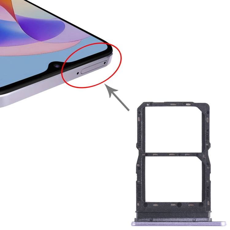 For Honor Play 40C SIM + SIM Card Tray (Purple) by buy2fix