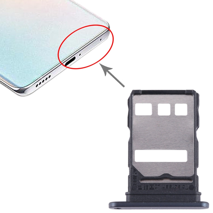 For Honor X50 SIM Card Tray (Black) by buy2fix