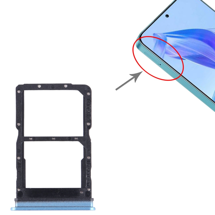For Honor 90 Lite SIM + SIM Card Tray (Blue) by buy2fix