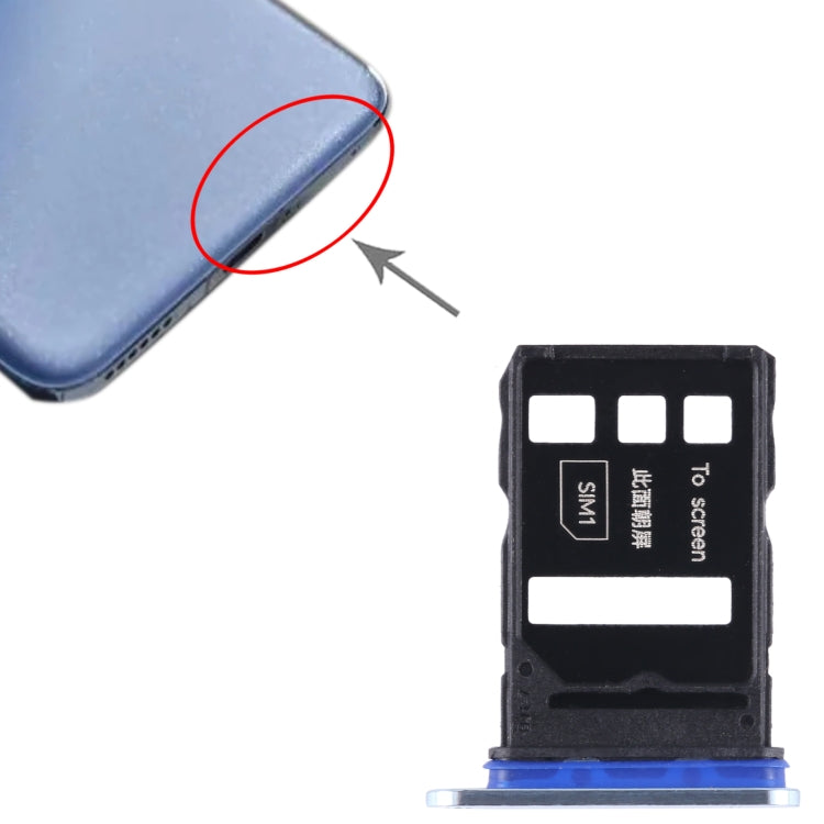 For Honor Magic5 SIM + SIM Card Tray (Blue) by buy2fix