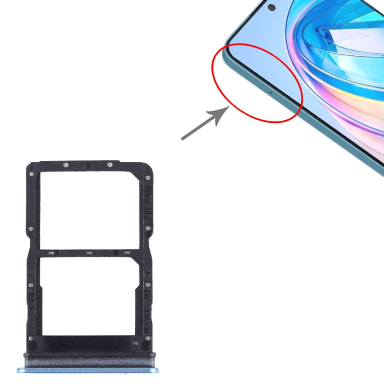 For Honor X8a SIM + SIM Card Tray (Blue) by buy2fix