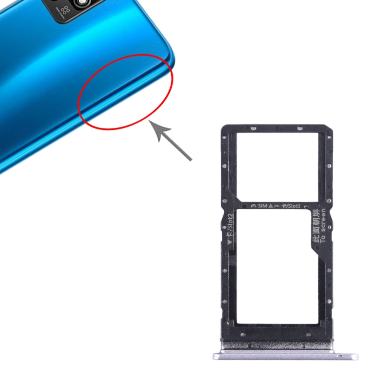 For Honor Play 5T SIM + SIM Card Tray (Purple) by buy2fix