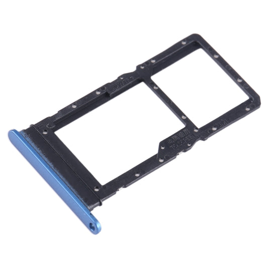 For Honor X7a SIM + SIM / Micro SD Card Tray (Blue) by buy2fix